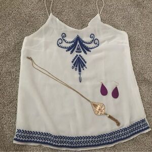 Day & Night Aztec Tank Top Size M New